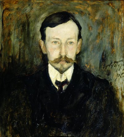 Portrait of Ivan Bunin, 1905 by Leonard Viktorovich Turzhansky